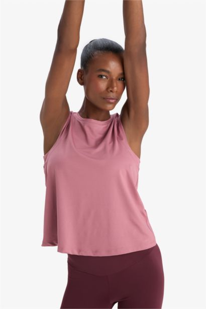 DeFactoFit Regular Fit Crew Neck Sports Tank Top