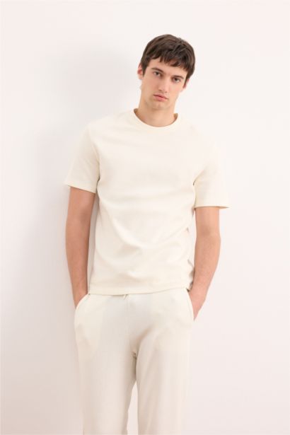 Regular Fit Crew Neck Short Sleeve T-Shirt