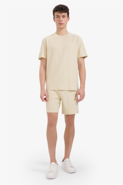 Cotton Relax Fit Twill Pocket Shorts
