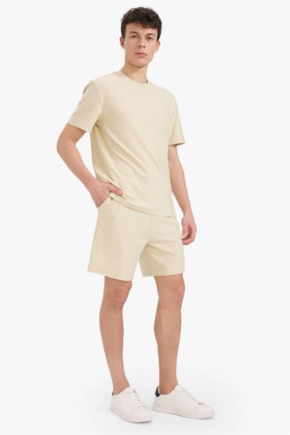 Cotton Relax Fit Twill Pocket Shorts