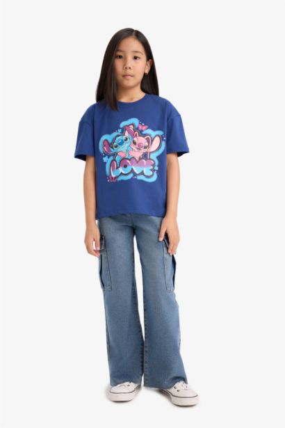 Girl Disney Lilo & Stitch Relax Fit T-Shirt