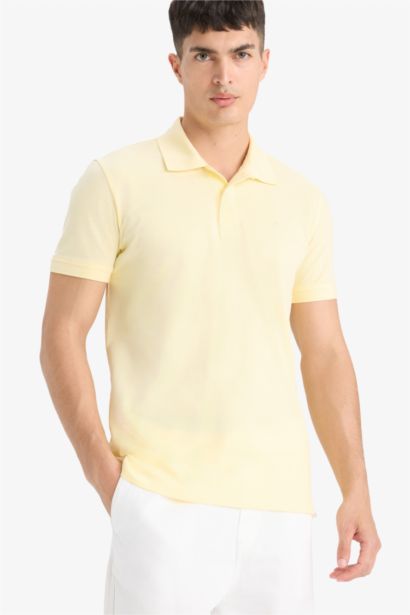 T-shirt Polo en piqué à manches courtes Coupe slim