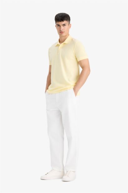 T-shirt Polo en piqué à manches courtes Coupe slim