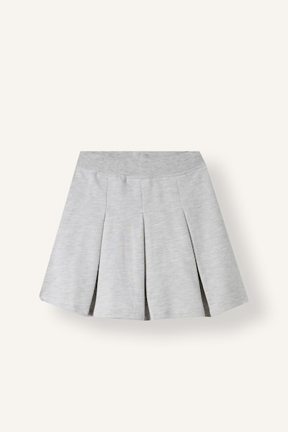 Girl Thin Sweatshirt Fabric Regular Fit Knitted Skirt