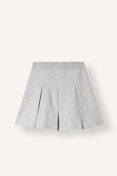 Girl Thin Sweatshirt Fabric Regular Fit Knitted Skirt