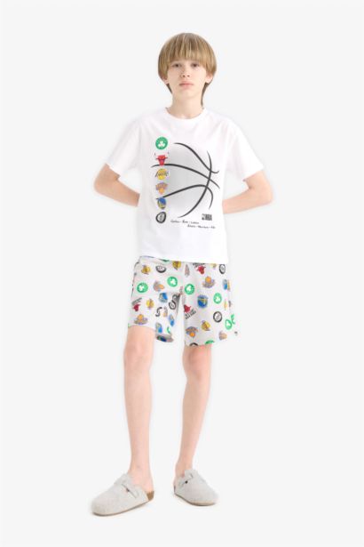 طقم بيجاما قصة عادية من NBA - قطعتين