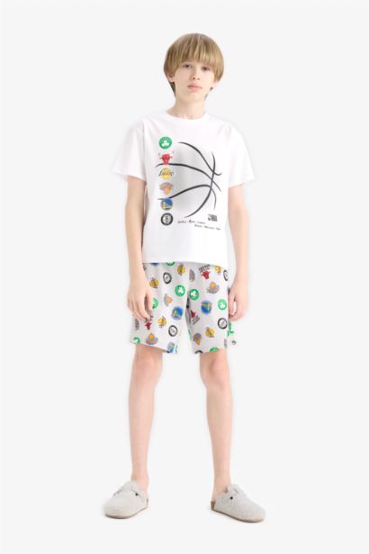 طقم بيجاما قصة عادية من NBA - قطعتين