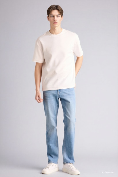 Sergio Regular Fit Normal Waist Jeans