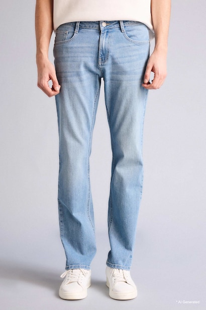 Sergio Regular Fit Normal Waist Jeans
