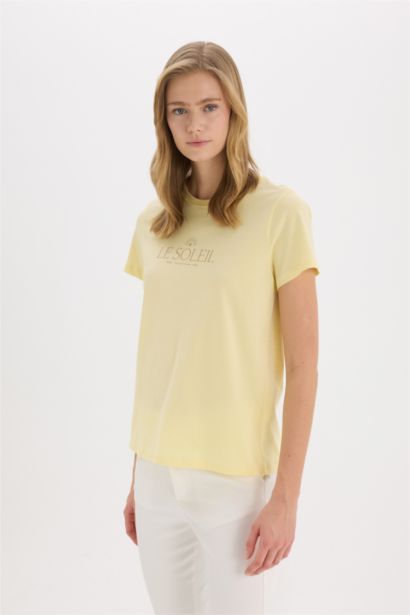 Regular Fit Crew Neck Short Sleeve T-Shirt