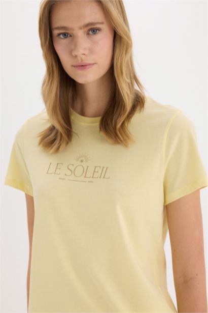 Regular Fit Crew Neck Short Sleeve T-Shirt