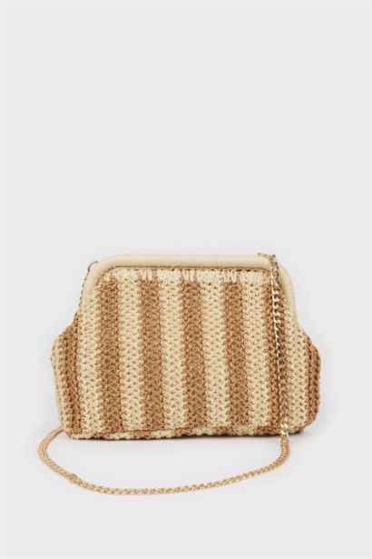 Kadın Hasır Baget Çanta