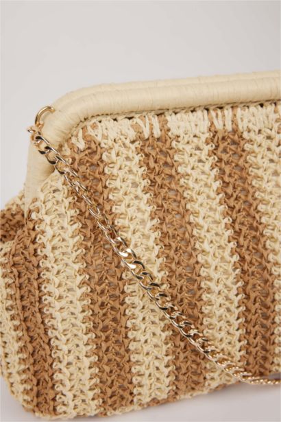 Kadın Hasır Baget Çanta