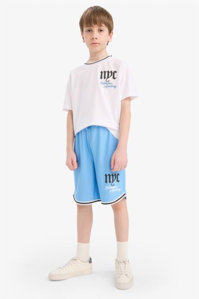 Boy Printed T-Shirt Shorts 2 Piece Set