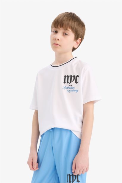 Boy Printed T-Shirt Shorts 2 Piece Set