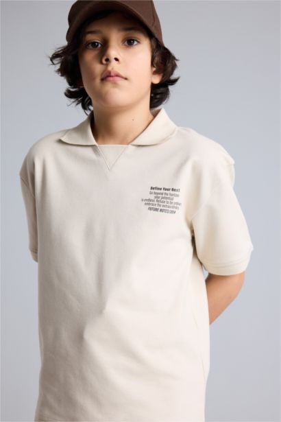 Boy Printed T-Shirt Shorts 2 Piece Set