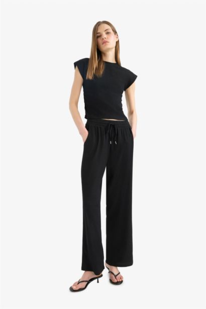 Straight Fit Trousers