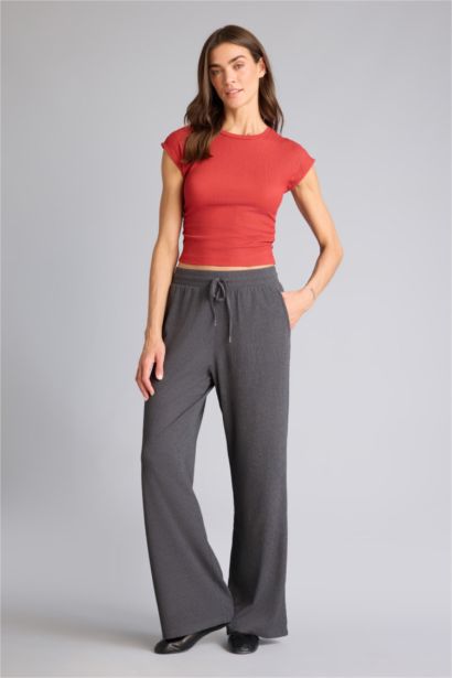 Straight Fit Trousers