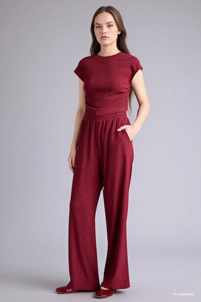 Straight Fit Trousers