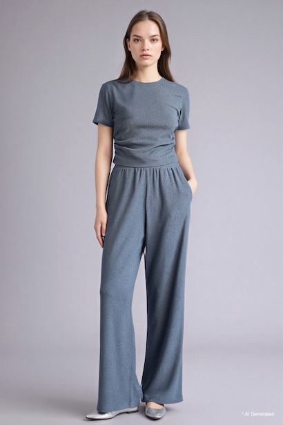 Straight Fit Trousers