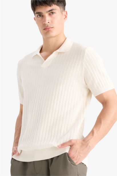 تيشيرت بولو تريكو نص ردن قصة عادية