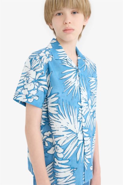 Chemises à manches courtes Col resort Garçon