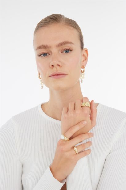 Kadın 3'lü Gold Yüzük