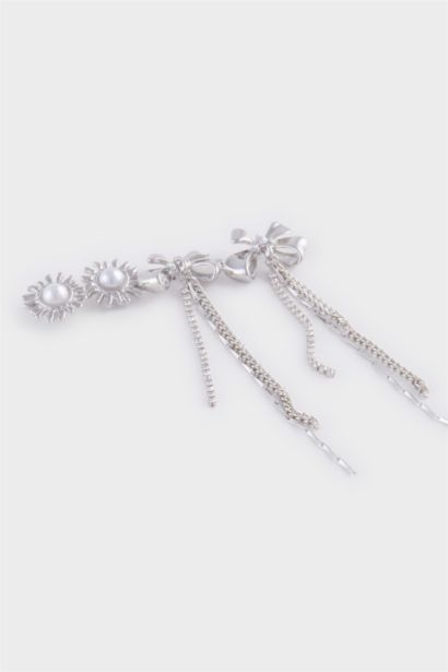 Kadın 2'li Silver Küpe