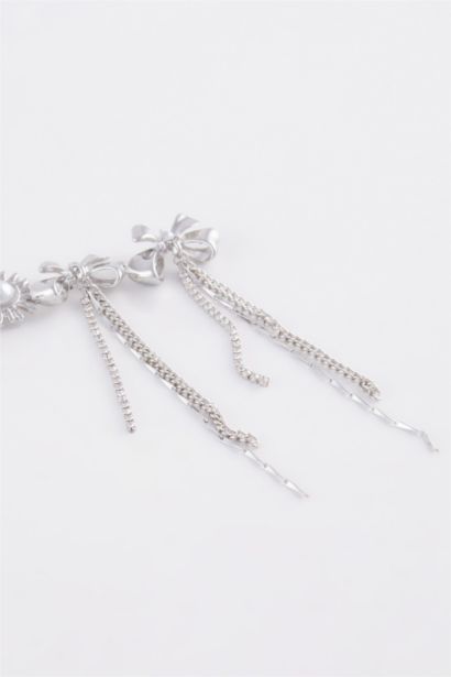 Kadın 2'li Silver Küpe