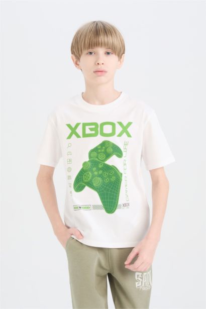 Ұлдарға Xbox дөңгелек жаға қысқа жеңді Қысқа жеңді футболка