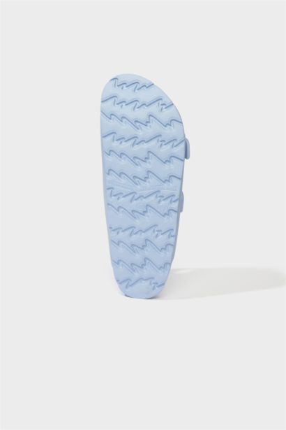 Woman Flat Sole Double Strap Eva Slippers