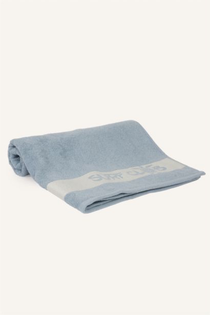 Slogan Cotton Towel