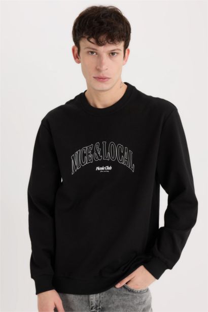 Regular Fit Long Sleeve Sweatshirt