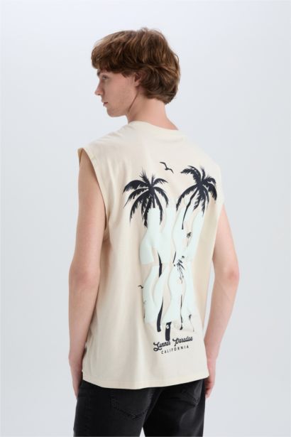 كيمونه اوفر سايز بياخة مستديرة وطبعة من الخلف