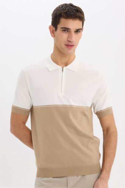 تيشيرت بولو تريكو نص ردن قصة عادية