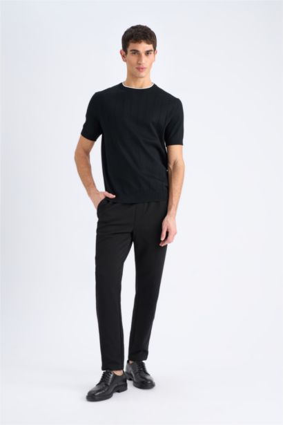 تيشيرت تريكو نص ردن قصة عادية بياخة مستديرة