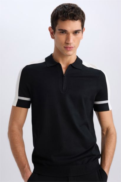 تيشيرت بولو تريكو نص ردن قصة عادية