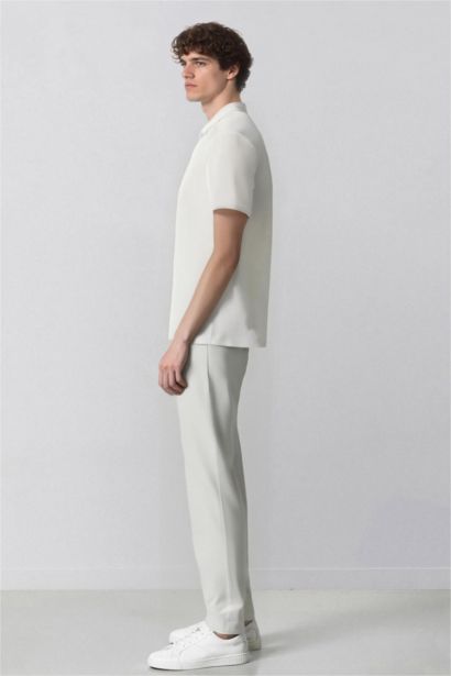 بنطلون رياضي جوجر سليم فيت ستريج رمادي حجري من DeFactoFit