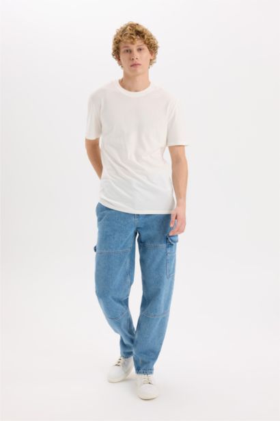 Relax Fit Wide Leg Jeans