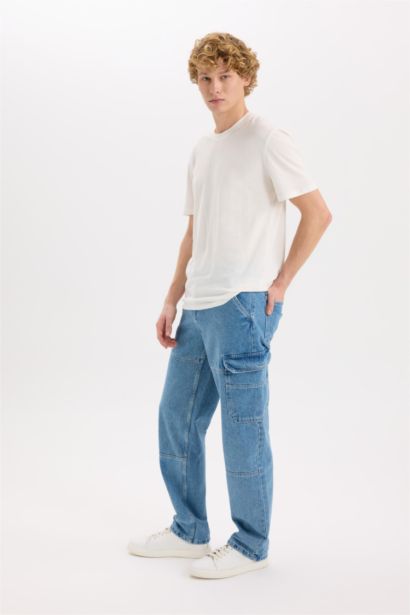 Relax Fit Wide Leg Jeans