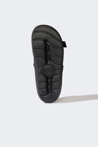 Man Flat Sole Double Band Eva Slippers