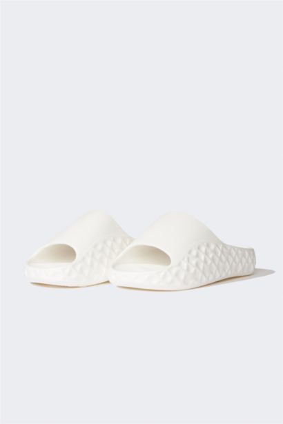 Woman Flat Sole Single Band Eva Slippers