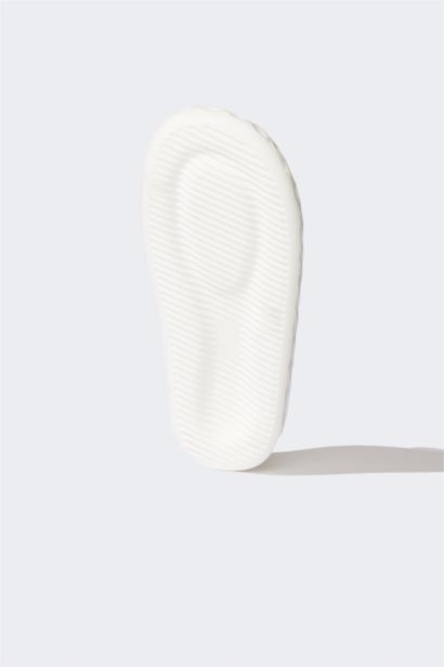 Woman Flat Sole Single Band Eva Slippers