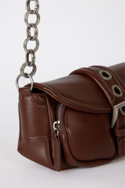 Woman Faux Leather Shoulder Bag