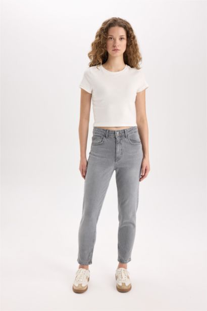 Yüksek Bel Comfort Mom Pantolon
