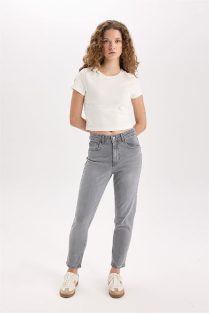 Yüksek Bel Comfort Mom Pantolon