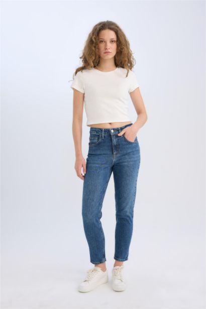 Yüksek Bel Comfort Fıt Pantolon