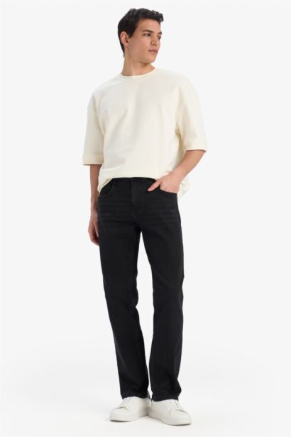 серджио - қалыпты пішім деним тұрақты етек Шалбар