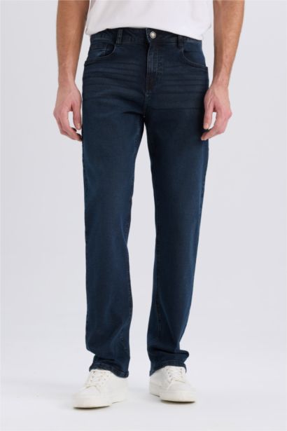 بنطلون جينز سيرجيو قصة عادية بخصر عادي