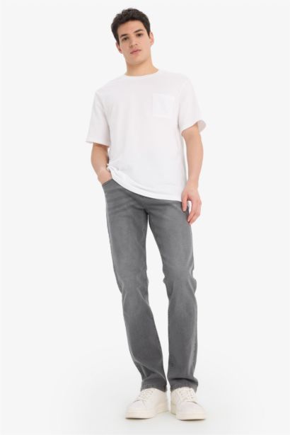 серджио - қалыпты пішім деним тұрақты етек Шалбар